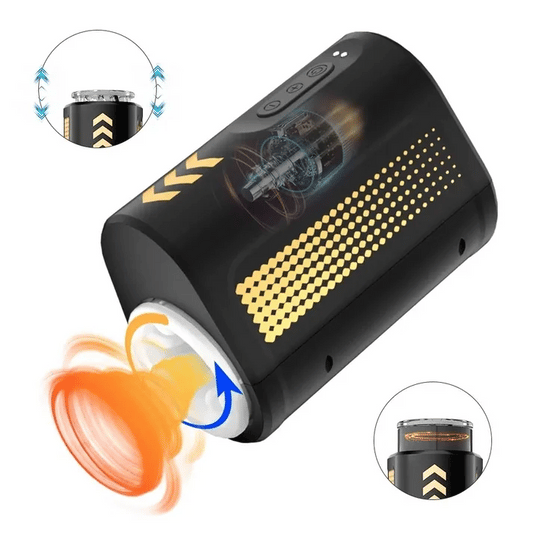 Elisa Automatic Telescopic Rotation Piston Cup Male Masturbation Toy