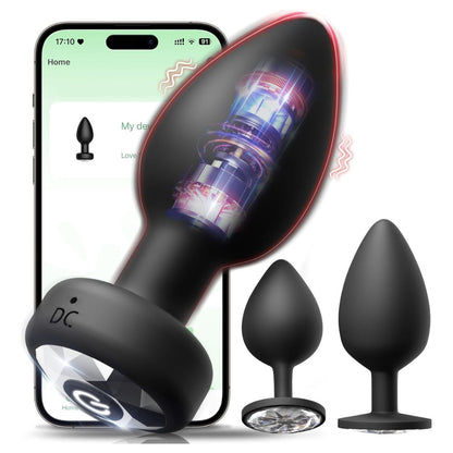 Mobile App Vibrating Anal Plug For Women and Men